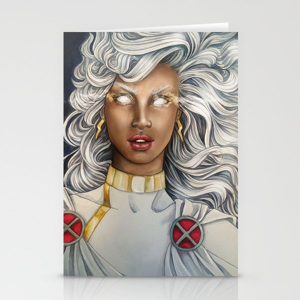 White Haired Hero Stationery Cards