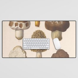 Naturalist Mushrooms Desk Mat