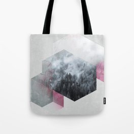 Exagonal Winter Tote Bag