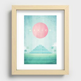 Mexico Recessed Framed Print