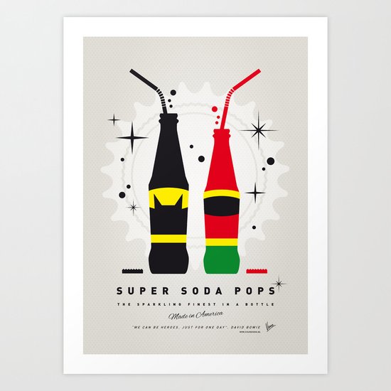 My SUPER SODA POPS No-01 Art Print