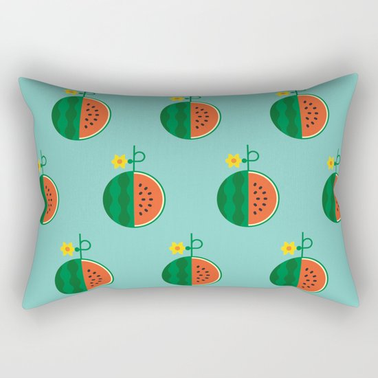 Fruit: Watermelon Rectangular Pillow