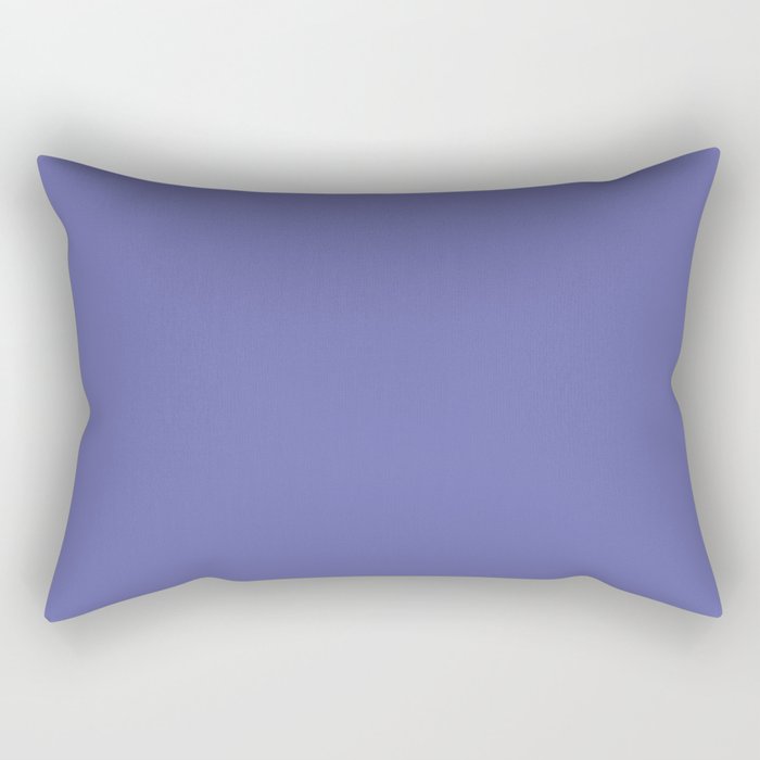 Very Peri - Blue Rectangular Pillow