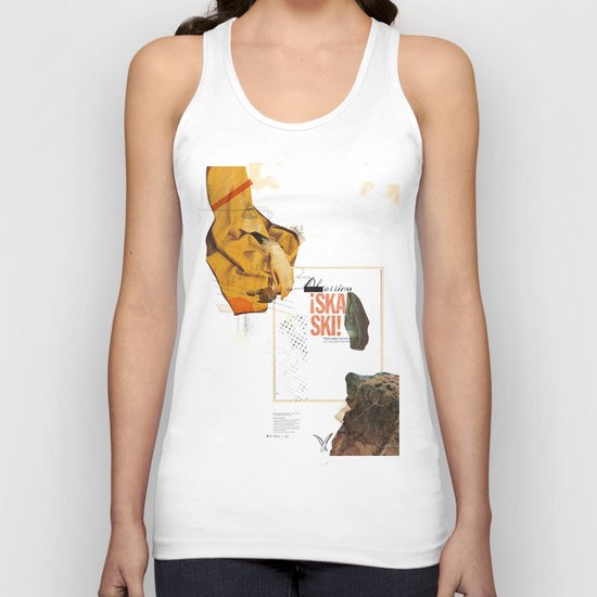 "Prescriptions and Placebos" - Mixed Media 1 of 2 Unisex Tank Top