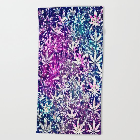 gorgeous weed-300 Beach Towel