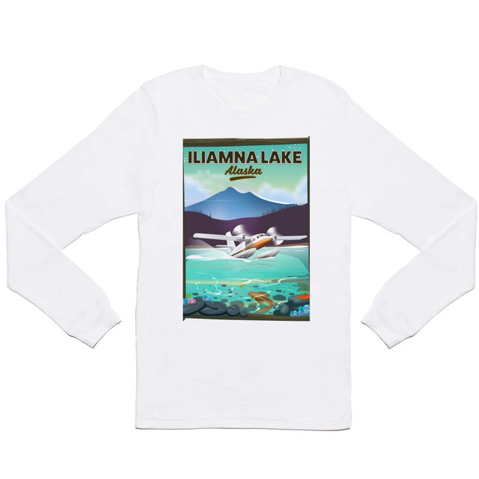 Iliamna Lake - alaska Long Sleeve T Shirt