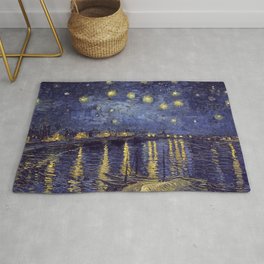 Vincent Van Gogh Starry Night Over The Rhone Rug