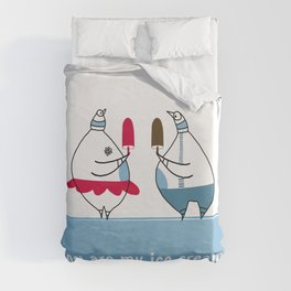 you are my ice-cream! Duvet Cover
