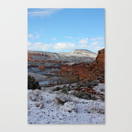 First Snow Canvas Print