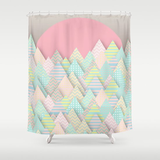 Forest Pastel Shower Curtain