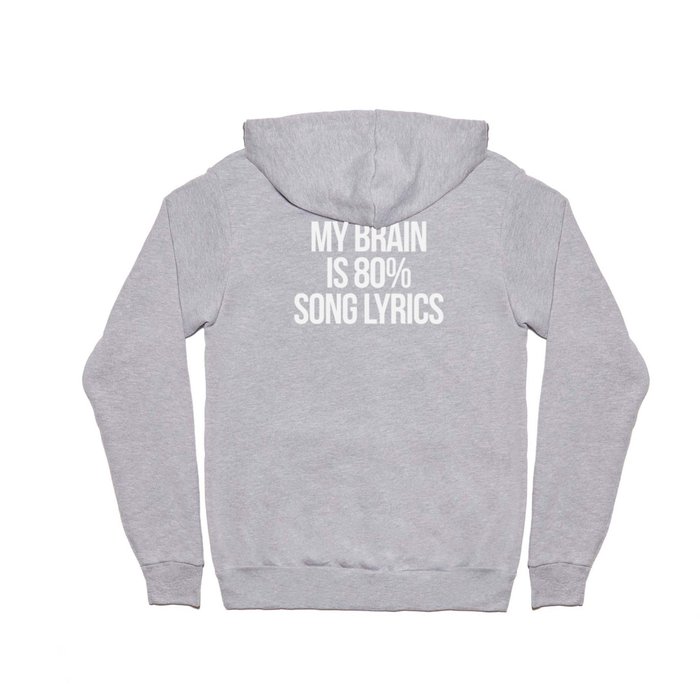 Hoodies with song lyrics clearance
