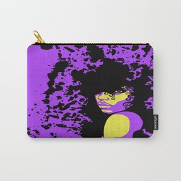 Purple Splatter Carry-All Pouch