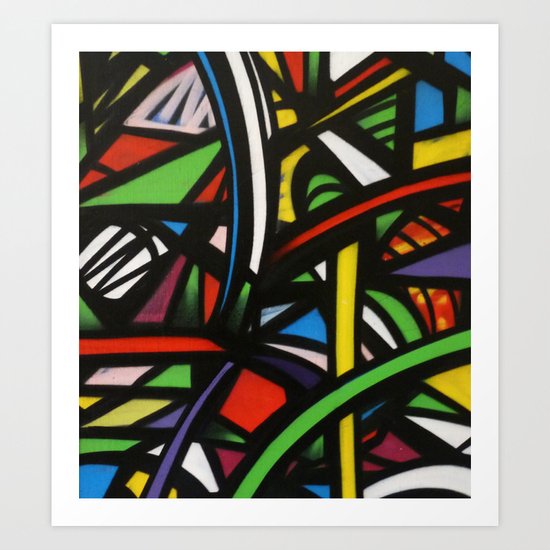 Abstract Graffiti Art Print