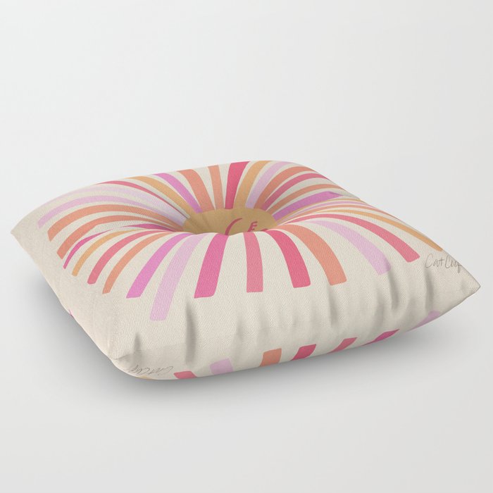 Sunshine – Pink Floor Pillow
