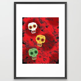 Trio of Skulls Framed Art Print