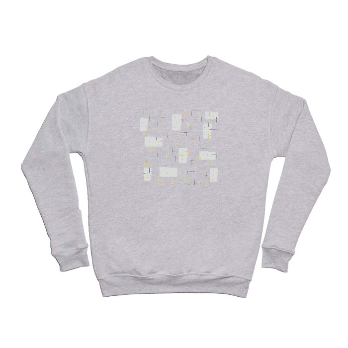 Retro Terrazzo Speckled Abstract Pattern Crewneck Sweatshirt