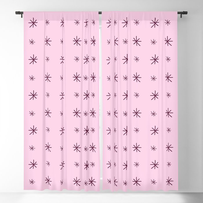 stars 131 - pink Blackout Curtain