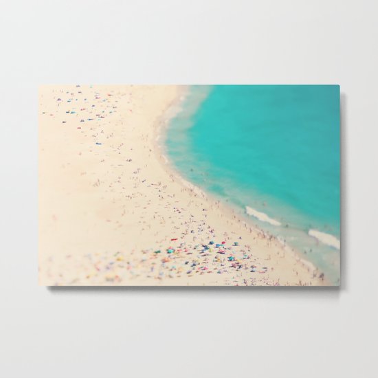 beach love III - Nazare Metal Print