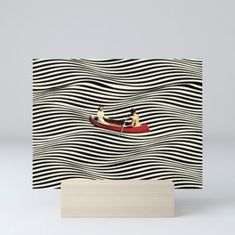 Illusionary Boat Ride Mini Art Print
