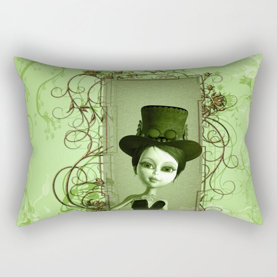 Cute girl Rectangular Pillow
