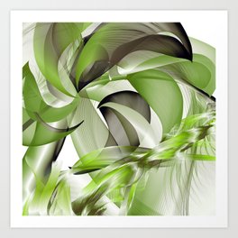 Côté palmier Art Print