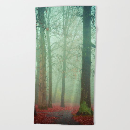 Autumn Wanderlust Beach Towel