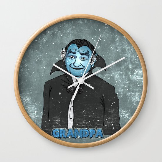 Grandpa Munster Wall Clock