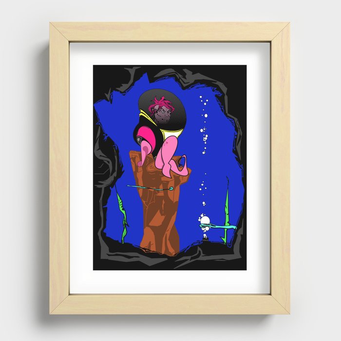 It's A Trap Recessed Framed Print