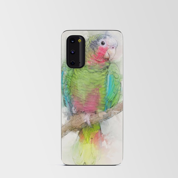 Cuban Parrot Portrait Android Card Case