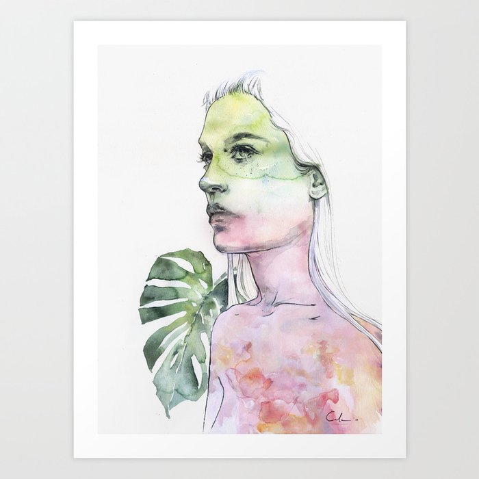 Discover the motif VIRIDESCENT by Agnes Cecile as a print at TOPPOSTER