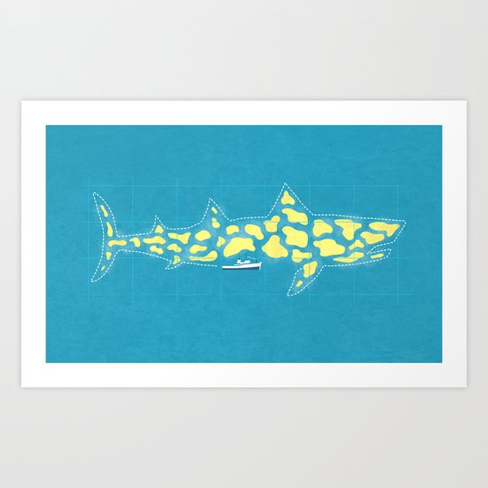 Looking For The Jaguar Shark Art Print