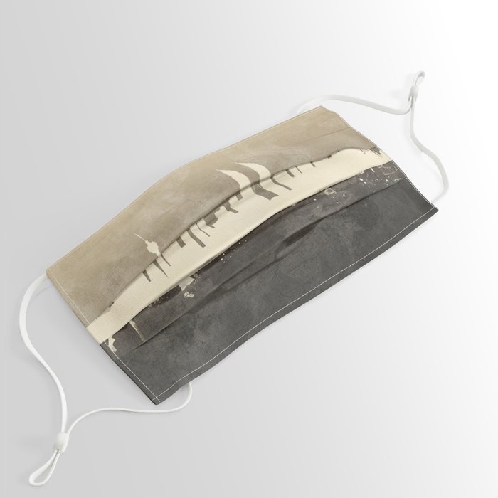 Kuala Lumpur Malaysia Skyline Face Mask by artPause Michael Tompsett