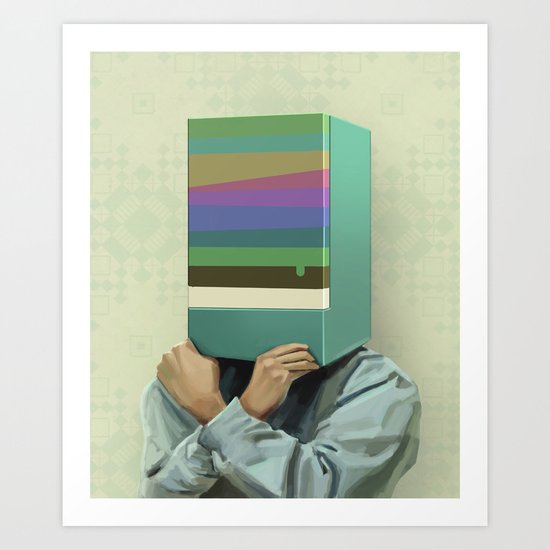 Hiding Art Print