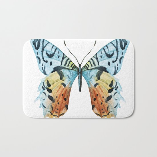Butterfly 12 Bath Mat