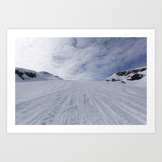 Whittier's backyard Art Print
