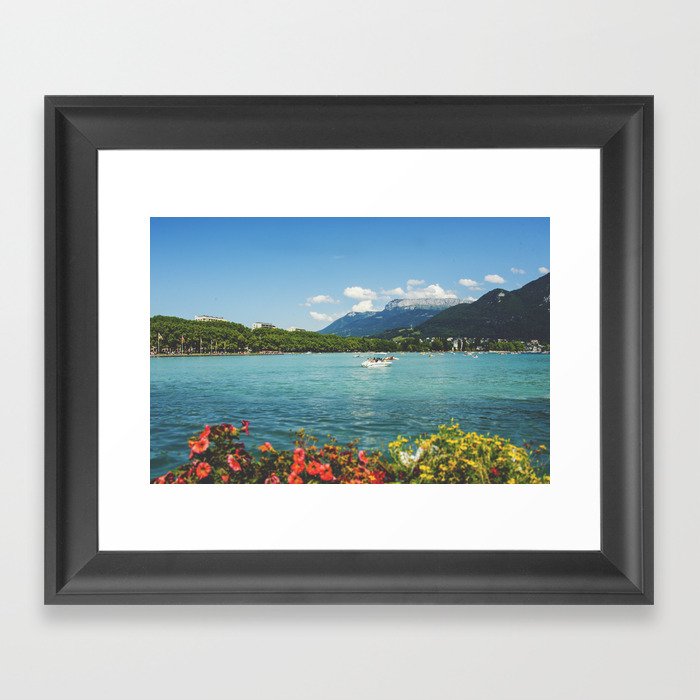 Annecy lake Framed Art Print