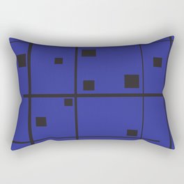Royal Blue Puzzle Rectangular Pillow
