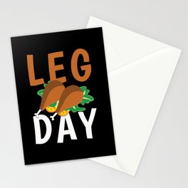 Autumn Fall Leg Day Roast Turkey Food Thanksgiving Stationery Card