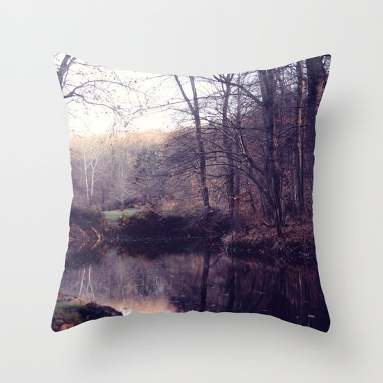 still water Throw Pillow