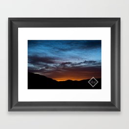 Mountain Sunrise Framed Art Print