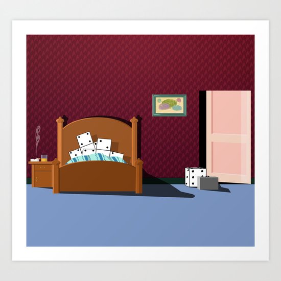 Unfaithful Dice Games Art Print