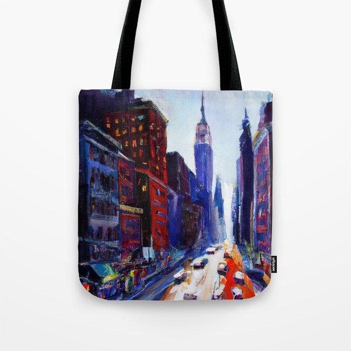 Nights of New York City Tote Bag
