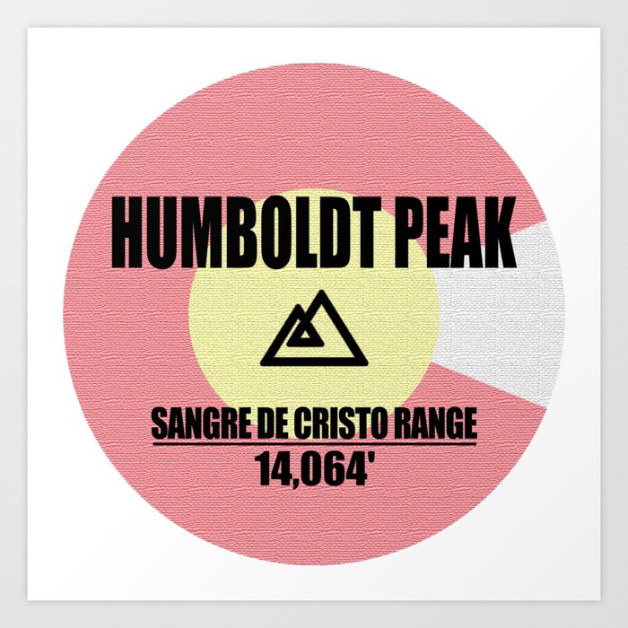 Humboldt Peak Colorado Art Print