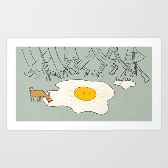 sunny side up Art Print