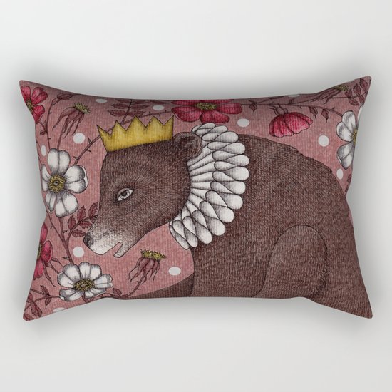 Snow-White and Rose-Red (2) Rectangular Pillow