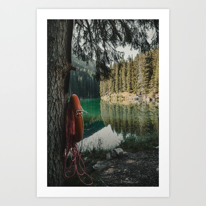 Mountain Lake | Travel Photography | Photo art print Art Print