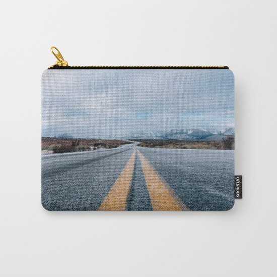 Yellow road mountain Carry-All Pouch