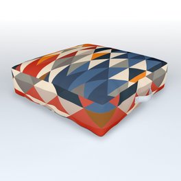 Southwestern Diamonds Outdoor Floor Cushion