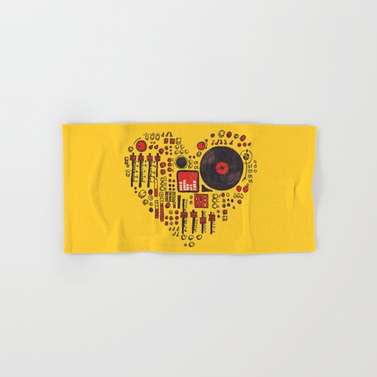 Music in every heartbeat Hand & Bath Towel