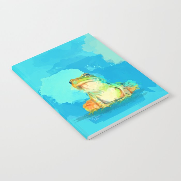 To Leap Or Not To Leap, Frog illustration Notebook